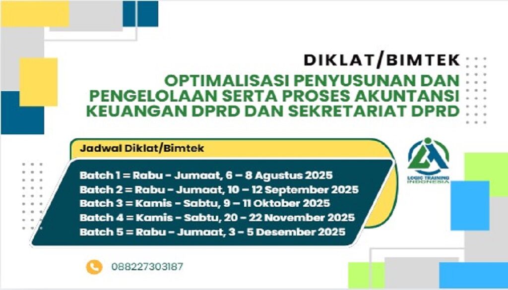 DIklat/Bimtek Penyusunan Akuntansi Keuangan DPRD