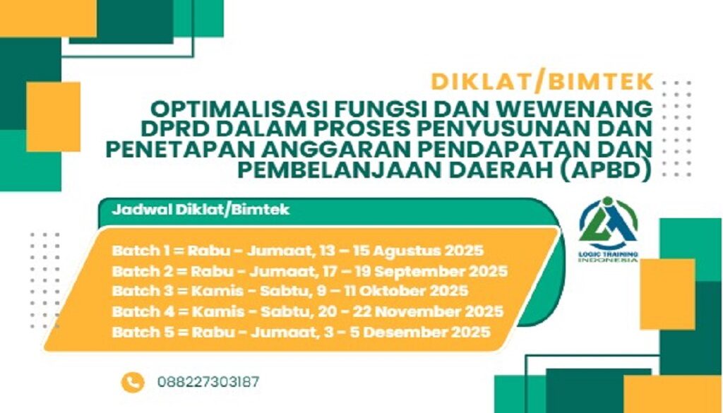 DIklat/Bimtek Penyusunan Dan Penetapan APBD