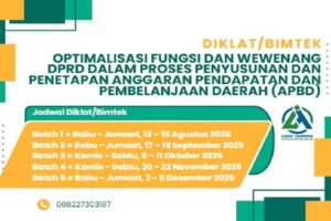 DIklat/Bimtek Penyusunan Dan Penetapan APBD