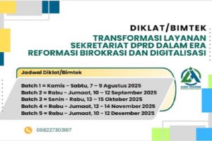 DIklat/Bimtek Transformasi Layanan Sekretariat DPRD